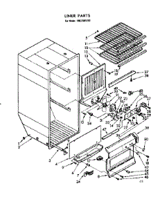 Liner Parts parts for Kenmore Freezer 106.7381230 (1067381230, 106 7381230) from AppliancePartsPros.com