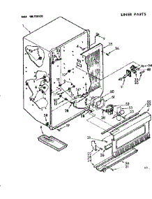 Liner Parts parts for Kenmore Freezer 106.7381520 (1067381520, 106 7381520) from AppliancePartsPros.com