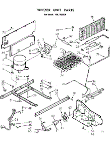 Freezer Unit Parts parts for Kenmore Freezer 106.7382020 (1067382020, 106 7382020) from AppliancePartsPros.com