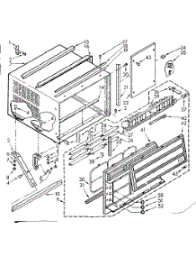 Cabinet Parts parts for Kenmore Heat Pump System 106.73830 (10673830, 106 73830) from AppliancePartsPros.com