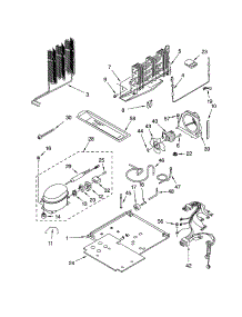 Unit parts for Kenmore Refrigerator 106.73862300 (10673862300, 106 73862300) from AppliancePartsPros.com