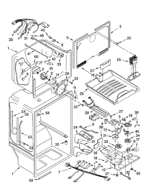Liner Parts parts for Kenmore Refrigerator 106.73903301 (10673903301, 106 73903301) from AppliancePartsPros.com