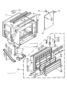 Cabinet parts for Kenmore Heat Pump System 106.73961 (10673961, 106 73961) from AppliancePartsPros.com
