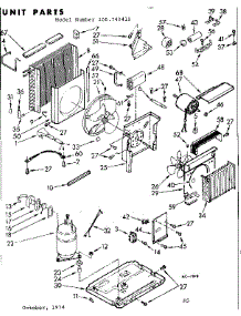 Unit Parts parts for Kenmore Heat Pump System 106.740410 (106740410, 106 740410) from AppliancePartsPros.com