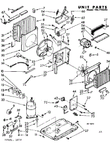 Unit Parts parts for Kenmore Heat Pump System 106.740582 (106740582, 106 740582) from AppliancePartsPros.com
