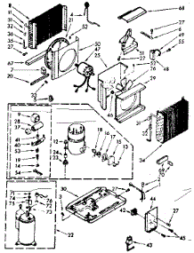 Unit Parts parts for Kenmore Heat Pump System 106.740650 (106740650, 106 740650) from AppliancePartsPros.com