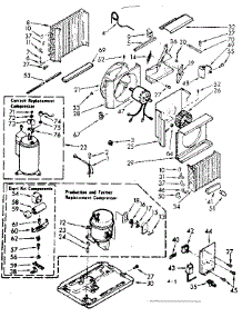 Unit Parts parts for Kenmore Heat Pump System 106.740881 (106740881, 106 740881) from AppliancePartsPros.com