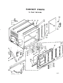 Cabinet Parts parts for Kenmore Heat Pump System 106.741390 (106741390, 106 741390) from AppliancePartsPros.com