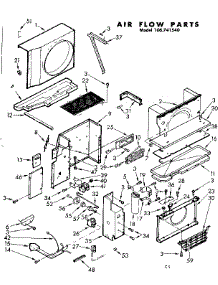 Air Flow Parts parts for Kenmore Heat Pump System 106.741540 (106741540, 106 741540) from AppliancePartsPros.com