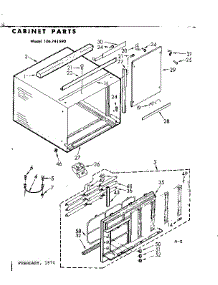 Cabinet Parts parts for Kenmore Heat Pump System 106.741590 (106741590, 106 741590) from AppliancePartsPros.com