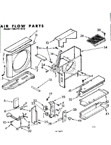 Air Flow Parts parts for Kenmore Heat Pump System 106.741810 (106741810, 106 741810) from AppliancePartsPros.com
