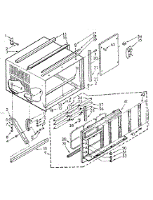 Cabinet Parts parts for Kenmore Heat Pump System 106.742280 (106742280, 106 742280) from AppliancePartsPros.com