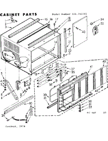 Cabinet Parts parts for Kenmore Heat Pump System 106.742281 (106742281, 106 742281) from AppliancePartsPros.com