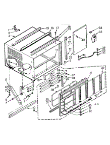 Cabinet Parts parts for Kenmore Heat Pump System 106.742290 (106742290, 106 742290) from AppliancePartsPros.com