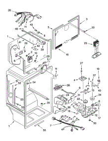 Liner Parts parts for Kenmore Refrigerator 106.74263402 (10674263402, 106 74263402) from AppliancePartsPros.com