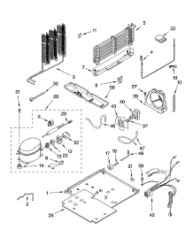 Unit Parts parts for Kenmore Refrigerator 106.74269401 (10674269401, 106 74269401) from AppliancePartsPros.com