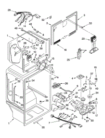 Liner Parts parts for Kenmore Refrigerator 106.74269401 (10674269401, 106 74269401) from AppliancePartsPros.com