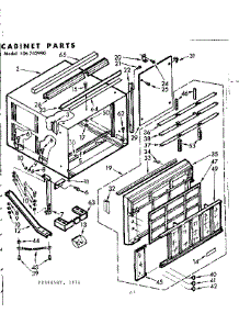 Cabinet Parts parts for Kenmore Heat Pump System 106.742990 (106742990, 106 742990) from AppliancePartsPros.com