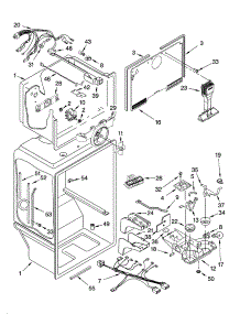 Liner Parts parts for Kenmore Refrigerator 106.74963401 (10674963401, 106 74963401) from AppliancePartsPros.com