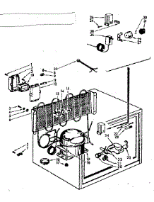 Unit Parts parts for Kenmore Freezer 106.7502120 (1067502120, 106 7502120) from AppliancePartsPros.com