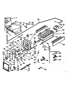 Ice Maker Parts parts for Kenmore Refrigerator 106.7600301 (1067600301, 106 7600301) from AppliancePartsPros.com