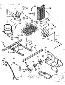 Unit Parts parts for Kenmore Refrigerator 106.7600321 (1067600321, 106 7600321) from AppliancePartsPros.com