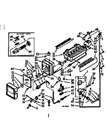 Ice Maker Parts parts for Kenmore Refrigerator 106.7600362 (1067600362, 106 7600362) from AppliancePartsPros.com