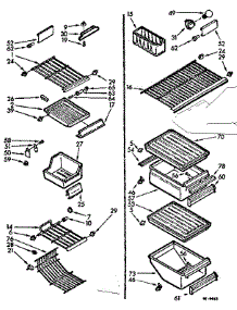 Liner Parts parts for Kenmore Refrigerator 106.7600402 (1067600402, 106 7600402) from AppliancePartsPros.com