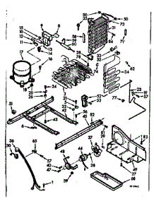 Unit Parts parts for Kenmore Refrigerator 106.7600402 (1067600402, 106 7600402) from AppliancePartsPros.com