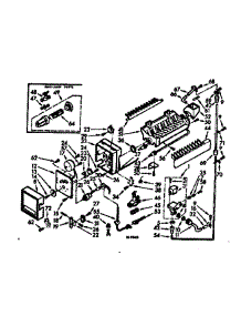 Ice Maker Parts parts for Kenmore Refrigerator 106.7600402 (1067600402, 106 7600402) from AppliancePartsPros.com