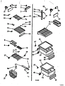 Liner Parts parts for Kenmore Refrigerator 106.7601321 (1067601321, 106 7601321) from AppliancePartsPros.com
