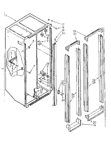 Breaker And Miscellaneous Parts parts for Kenmore Refrigerator 106.7610143 (1067610143, 106 7610143) from AppliancePartsPros.com