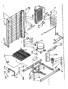 Unit Parts parts for Kenmore Refrigerator 106.7610143 (1067610143, 106 7610143) from AppliancePartsPros.com