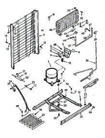 Unit Parts parts for Kenmore Refrigerator 106.7615400 (1067615400, 106 7615400) from AppliancePartsPros.com