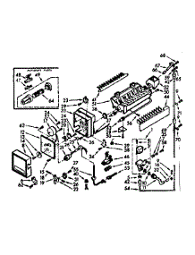 Ice Maker Parts parts for Kenmore Refrigerator 106.7615400 (1067615400, 106 7615400) from AppliancePartsPros.com