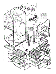 Liner Parts parts for Kenmore Refrigerator 106.7615462 (1067615462, 106 7615462) from AppliancePartsPros.com