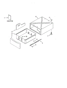 Pedestal Parts (Not Included) parts for Kenmore Washer 110.42922200 (11042922200, 110 42922200) from AppliancePartsPros.com