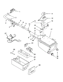 Dispenser Parts parts for Kenmore Washer 110.43902201 (11043902201, 110 43902201) from AppliancePartsPros.com