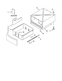 Pedestal Parts (Not Included) parts for Kenmore Washer 110.43902203 (11043902203, 110 43902203) from AppliancePartsPros.com