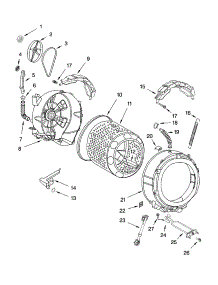 Tub And Basket Parts parts for Kenmore Washer 110.43902203 (11043902203, 110 43902203) from AppliancePartsPros.com