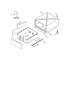 Pedestal Parts (Not Included) parts for Kenmore Washer 110.44826300 (11044826300, 110 44826300) from AppliancePartsPros.com