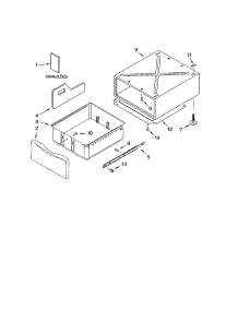 Pedestal Parts (Not Included) parts for Kenmore Washer 110.44932203 (11044932203, 110 44932203) from AppliancePartsPros.com