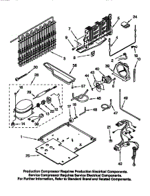 Unit parts for Kenmore Refrigerator 106.78947890 (10678947890, 106 78947890) from AppliancePartsPros.com