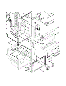 Liner Parts parts for Kenmore Refrigerator 106.79472410 (10679472410, 106 79472410) from AppliancePartsPros.com