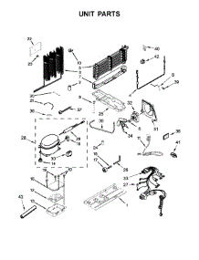 Unit Parts parts for Kenmore Refrigerator 106.79472411 (10679472411, 106 79472411) from AppliancePartsPros.com