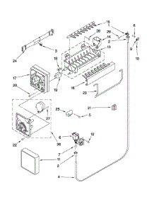 Icemaker Parts parts for Kenmore Refrigerator 106.79728900 (10679728900, 106 79728900) from AppliancePartsPros.com