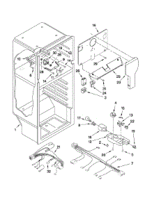 Liner Parts parts for Kenmore Refrigerator 106.79728900 (10679728900, 106 79728900) from AppliancePartsPros.com