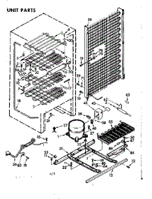 Unit Parts parts for Kenmore Freezer 106.8201630 (1068201630, 106 8201630) from AppliancePartsPros.com
