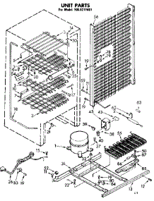 Unit Parts parts for Kenmore Freezer 106.8211661 (1068211661, 106 8211661) from AppliancePartsPros.com