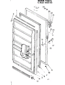 Door Parts parts for Kenmore Freezer 106.8211661 (1068211661, 106 8211661) from AppliancePartsPros.com